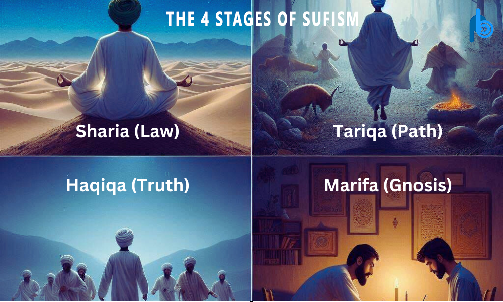 The 4 Stages of  Exploring Sufism