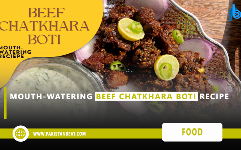 Beef Chatkhara Boti Recipe