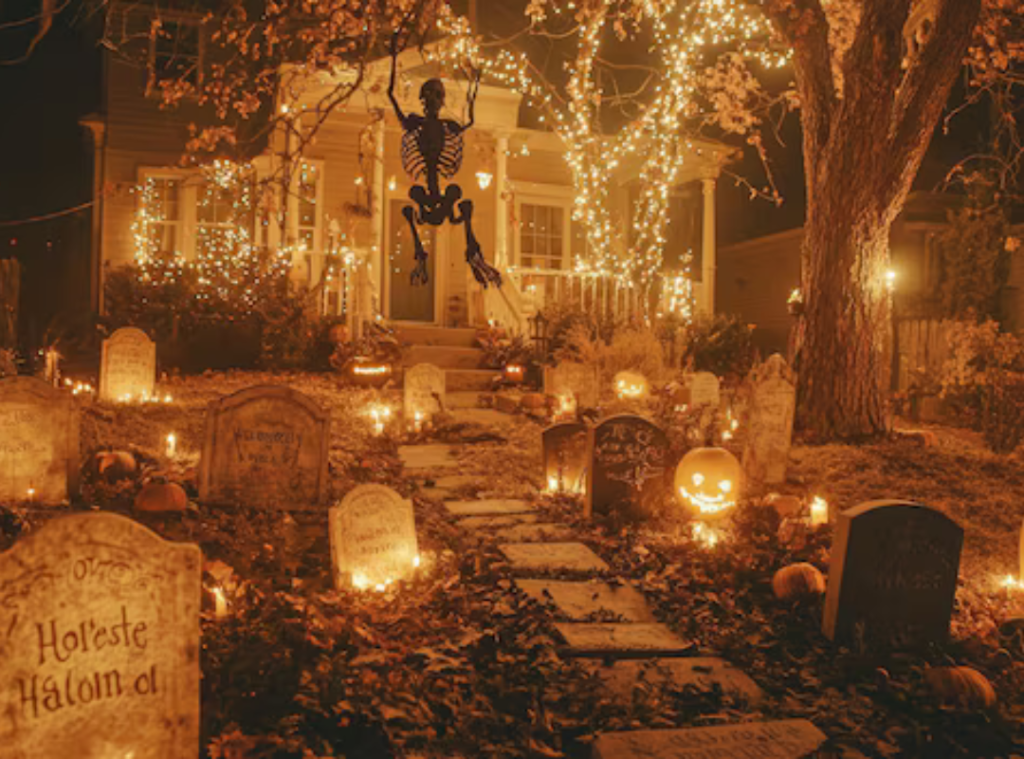 DIY Halloween Decorations: DIY Graveyard