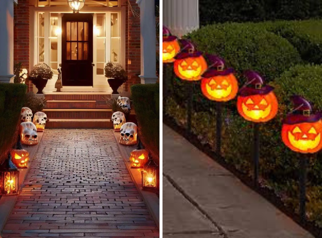 DIY Halloween Decorations: Creepy Pathway Lights