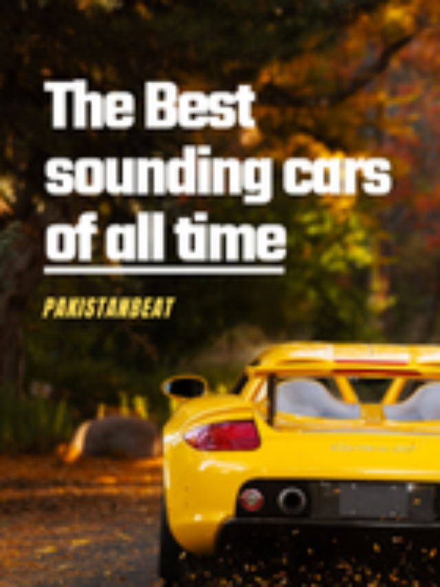 Some of the best sounding cars ever made